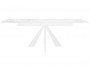 Стол DikLine SKU140 Керамика Белый мрамор/подье белое/опоры  недорого