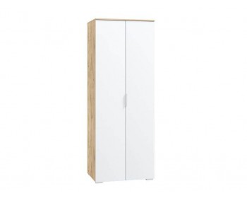 Распашной шкаф для одежды Сканди, белый