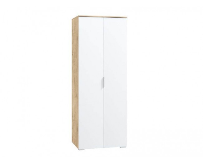 Шкаф для одежды Сканди, белый фото
