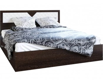Кровать Николь 1400 (Венге / Лиственница светлая)