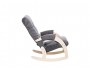 Кресло-качалка Модель 67 Дуб беленый, ткань V 32 недорого