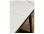 Стол KENNER AZ1200 черный/керамика мрамор белый недорого