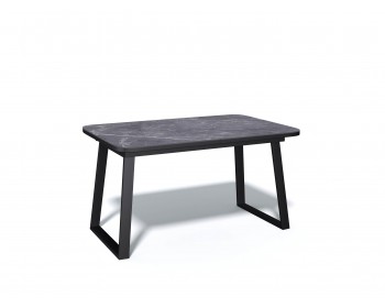 Обеденный стол KENNER AZ1200 черный/керамика мрамор черный
