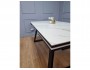 Стол KENNER ML1400 черный/керамика мрамор белый распродажа