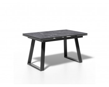 Обеденный стол KENNER ML1400 черный/керамика мрамор черный