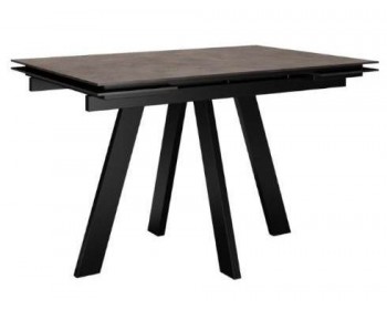 Кухонный стол DikLine DM120 Хромикс бронза/опоры черные
