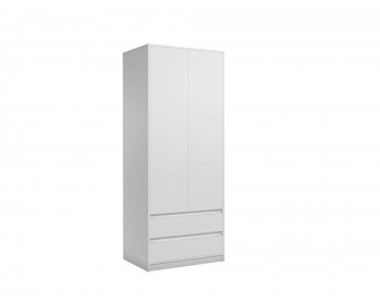 Распашной шкаф Агата М1 -2х дверный Белый