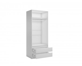 Распашной шкаф Агата М1 -2х дверный Белый