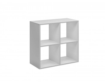 Распашной шкаф Агата М4 Стеллаж 4-х секционный Белый