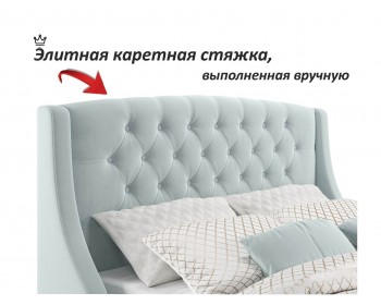 Кровать Мягкая "Stefani" 1800 мята пастель с подъемным