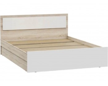 Кровать С/Г Мартина 1,6м (Белый, венге) (Дуб Сонома / белый)