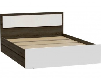 Кровать С/Г Мартина 1,6м (Белый, венге) (Венге / Белый)