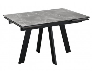 Обеденный стол WINGS Фаерстоун (серый)/Черный, Черный