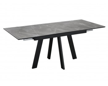 Обеденный стол WINGS Фаерстоун (серый)/Черный, Черный