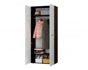 Распашной шкаф для одежды Милан ШК-43, венге