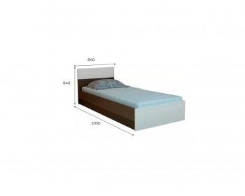 Кровать с настилом Юнона 80x200
