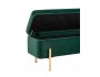 Банкетка STOOL GROUP Болейн с ящиком Велюр зеленый от производителя