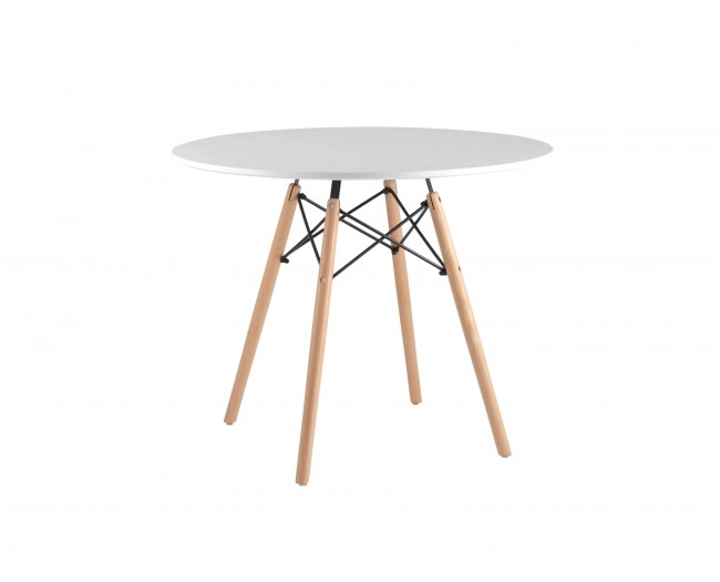 Стол Stool Group DSW D90 Белый фото