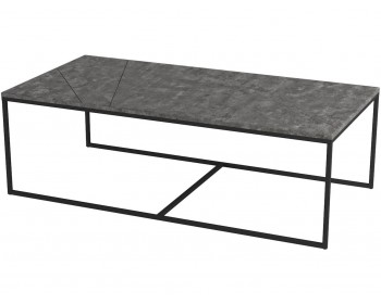 Журнальный столик Калифорния Геометрика серый бетон