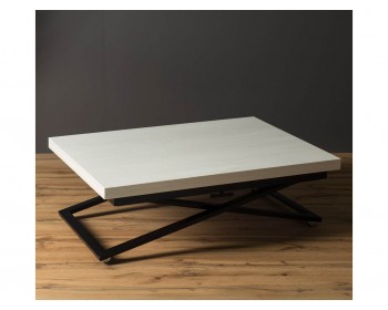Журнальный столик -трансформер Левмар Compact D36/S53 (дуб анкор светлый/черны