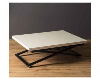 Журнальный столик -трансформер Левмар Compact P01/S53 (Аворио/черный)