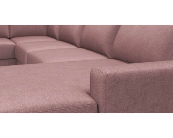 Угловой диван Оксфорд 24 XL с оттоманкой