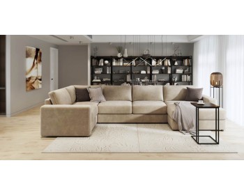 Угловой диван Оксфорд 24 XL с оттоманкой