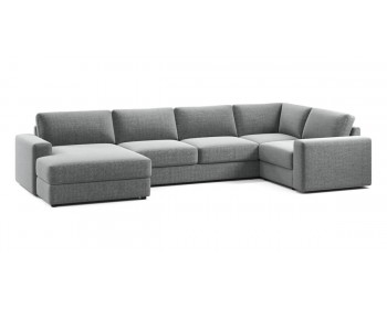 Диван Оксфорд 24 ХЛ (XL) с оттоманкой