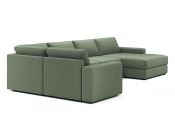 Угловой диван Оксфорд 24 XL с оттоманкой