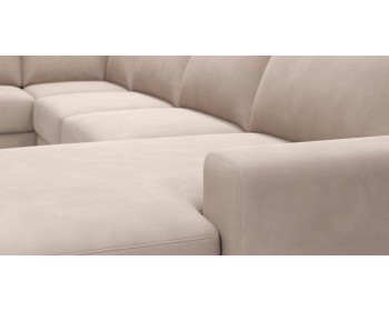 Угловой диван Оксфорд 24 XL с оттоманкой