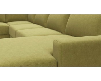 Угловой диван Оксфорд 24 XL с оттоманкой