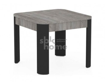 Журнальный стол , Квадро (550*550*450) Риббек серый/Фреско, 61007