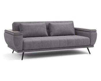Диван прямой Шербрук 252 прямой Темно-серый